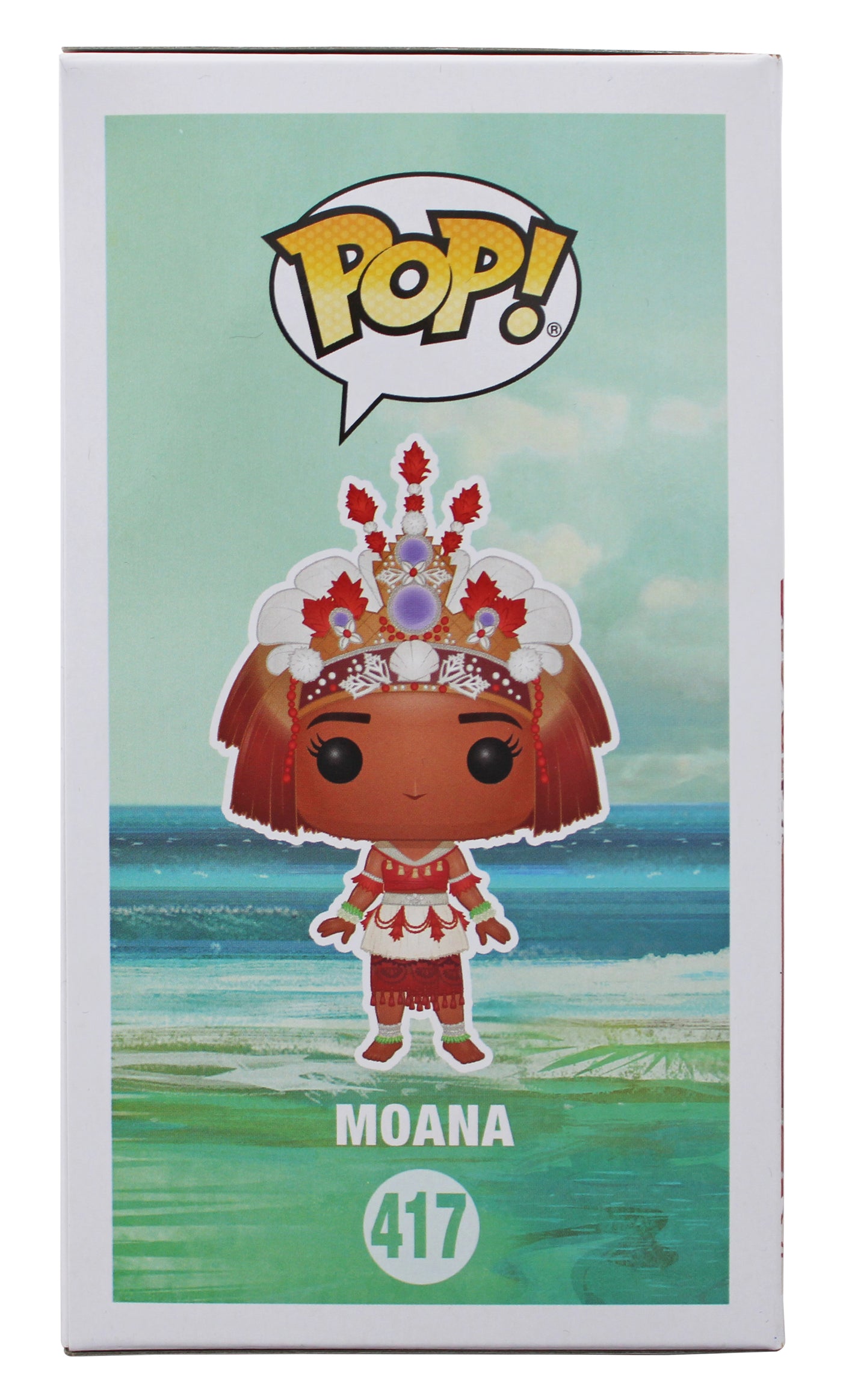 Aulii Cravalho Moana Authentic Signed #417 Funko Pop Vinyl Figure BAS