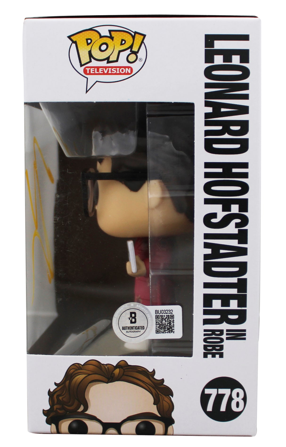 Johnny Galecki The Big Bang Theory Signed #778 Funko Pop Figure BAS #BU03232