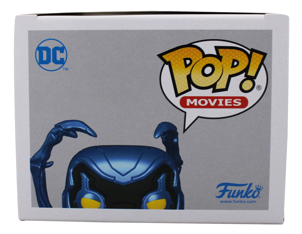 Xolo Mariduena Signed Blue Beetle #1403 Funko Pop Vinyl Figure PSA/DNA #AN21832