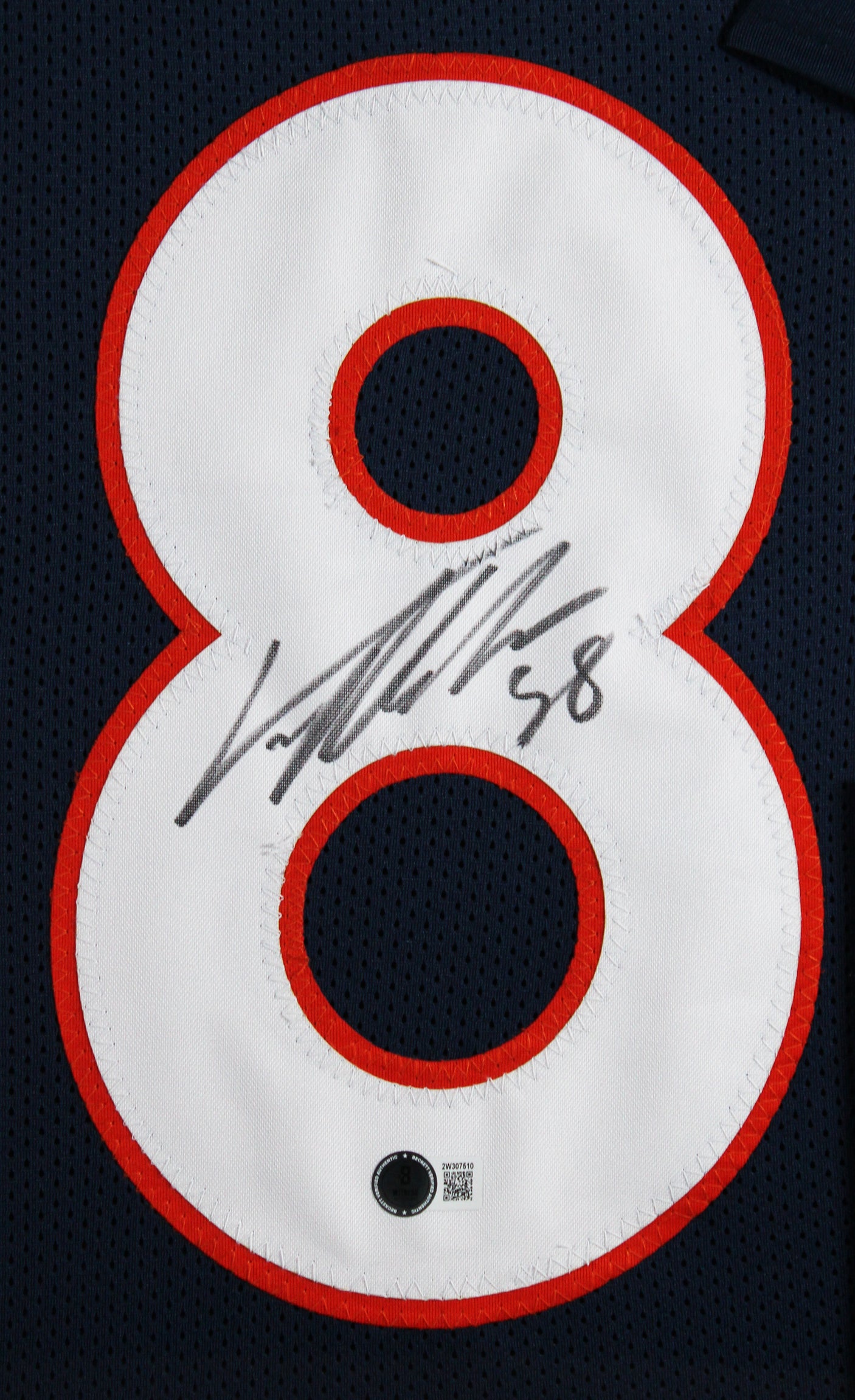 Von Miller Authentic Signed Navy Blue Pro Style Framed Jersey BAS Witnessed 2