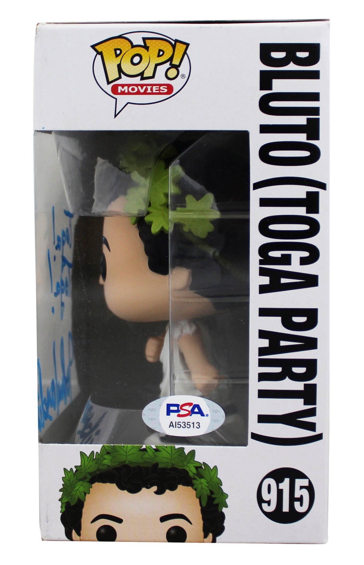 John Landis Animal House "Toga!" Signed #915 Funko Pop Figure PSA/DNA #AI53513