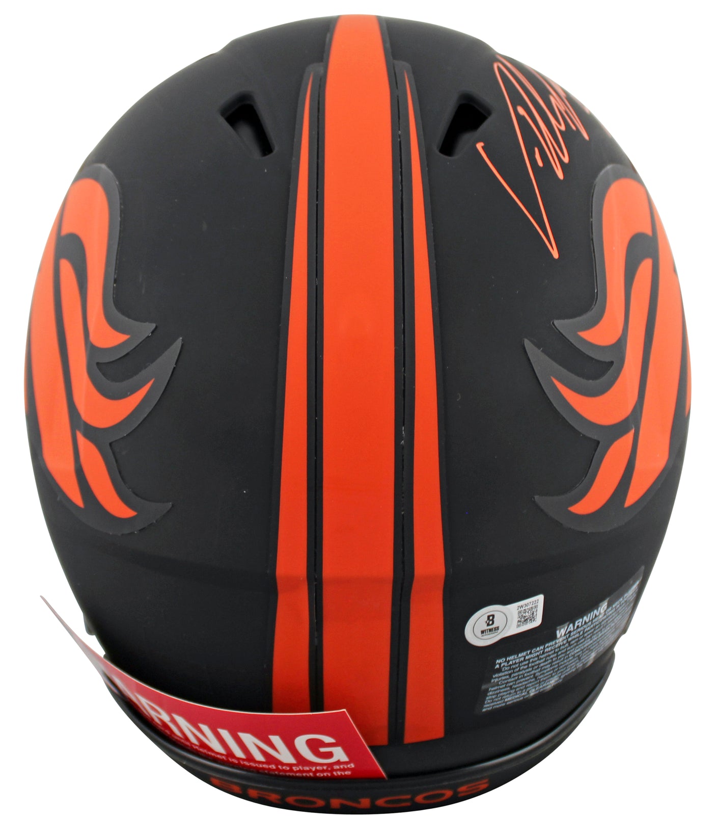 Broncos Von Miller Signed Eclipse Full Size Speed Proline Helmet BAS Witnessed