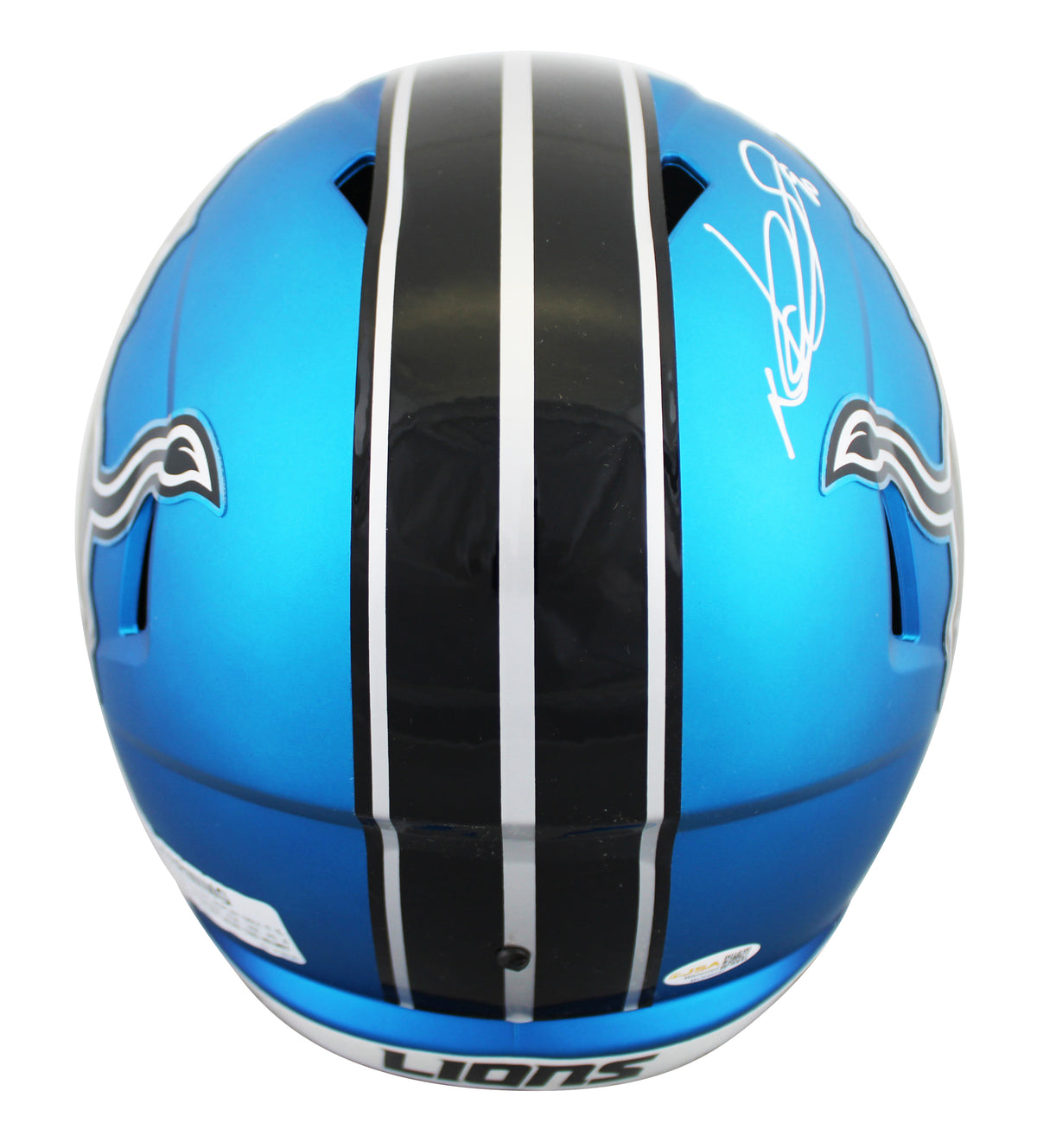 Lions Ndamukong Suh Signed 2024 On-Field Alt Full Size Speed Rep Helmet JSA Wit