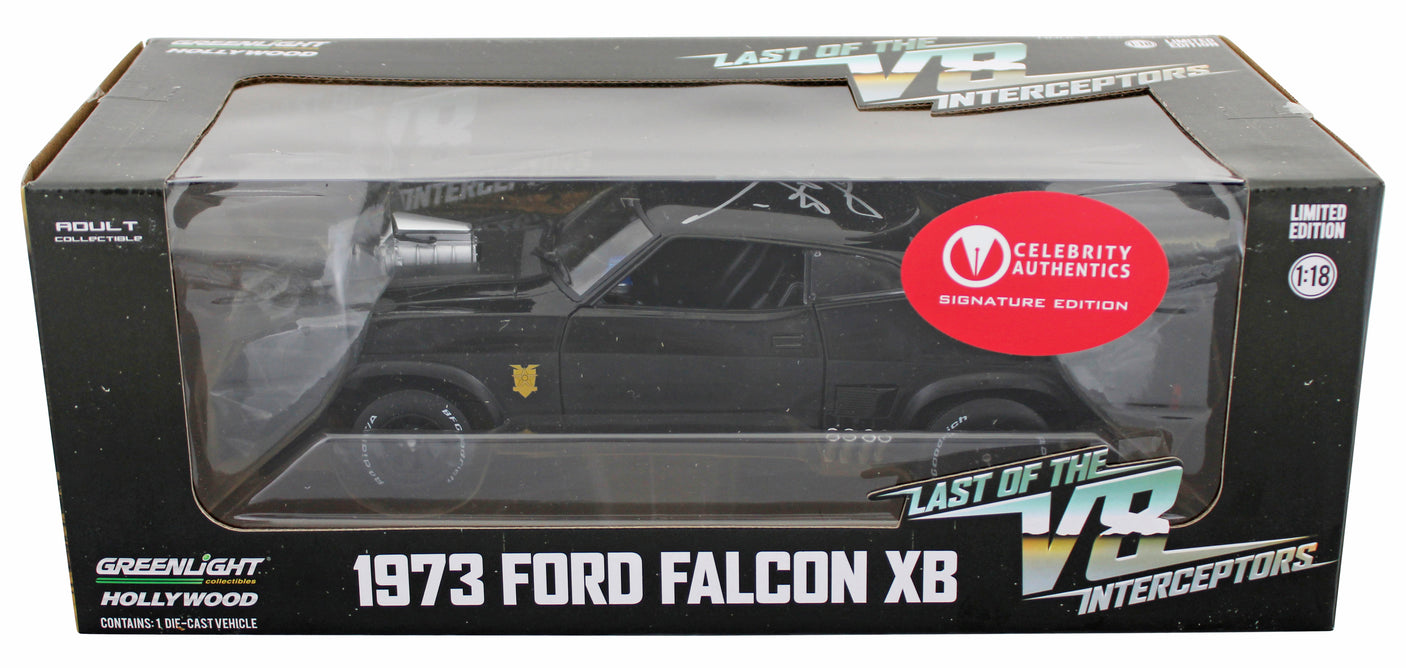 Mel Gibson Mad Max Authentic Signed 1:18 Die Cast Metal 1973 Ford Falcon XB BAS