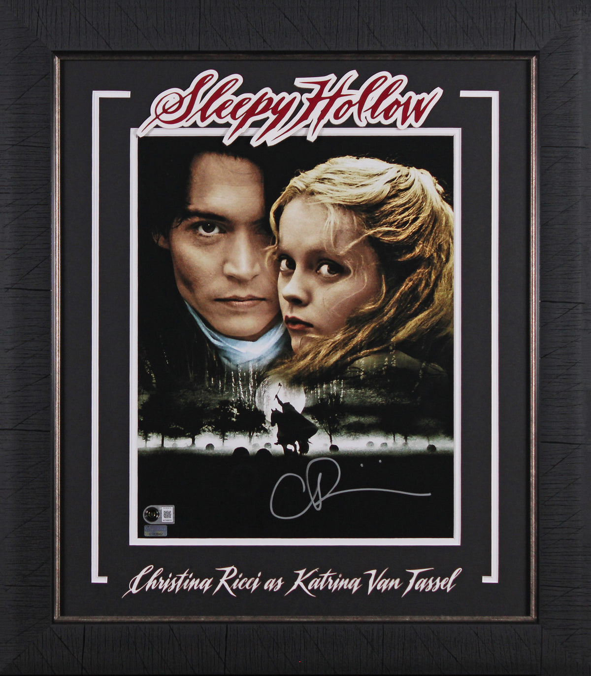 Christina Ricci Sleepy Hollow Authentic Signed 11x14 Framed Photo BAS #BY093015