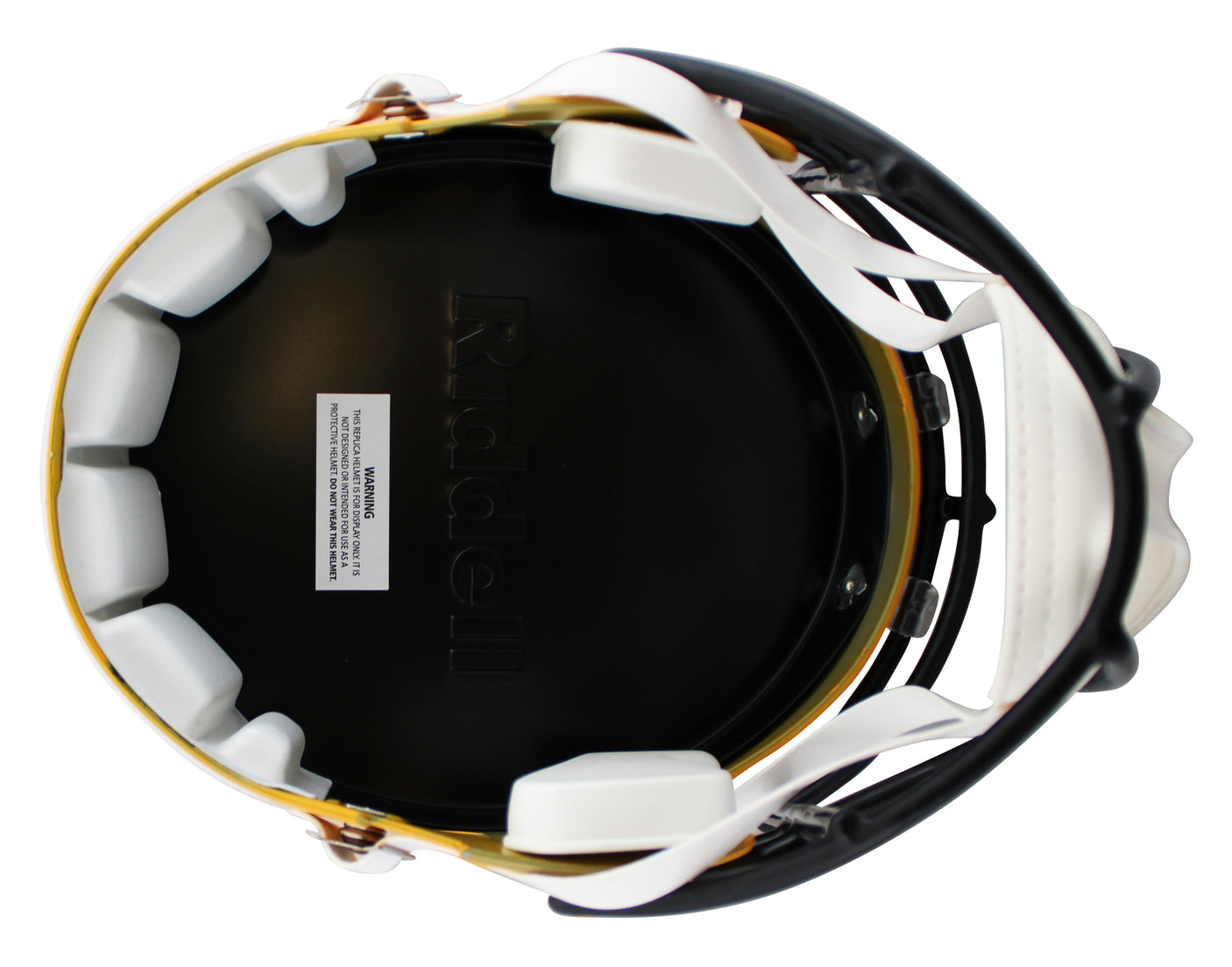 Steelers Hines Ward Signed Yellow Full Size Speed Rep Helmet W/ Case BAS Witness