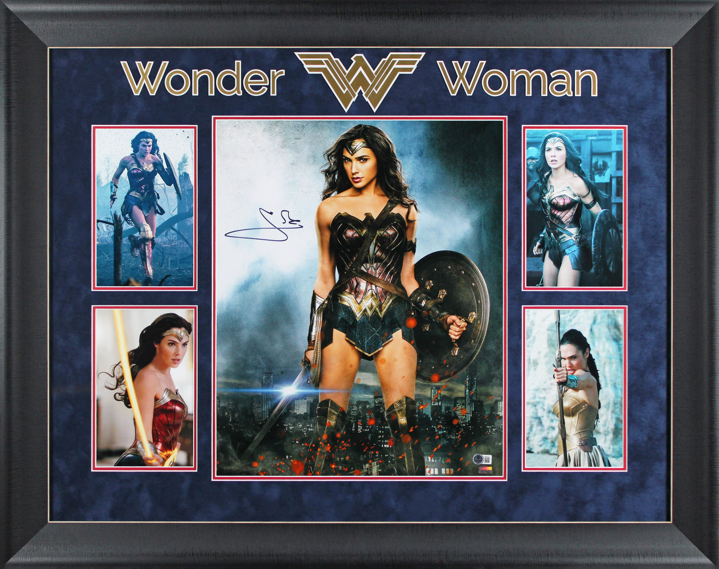 Gal Gadot Wonder Woman Authentic Signed 16x20 Framed Photo BAS #BT57812