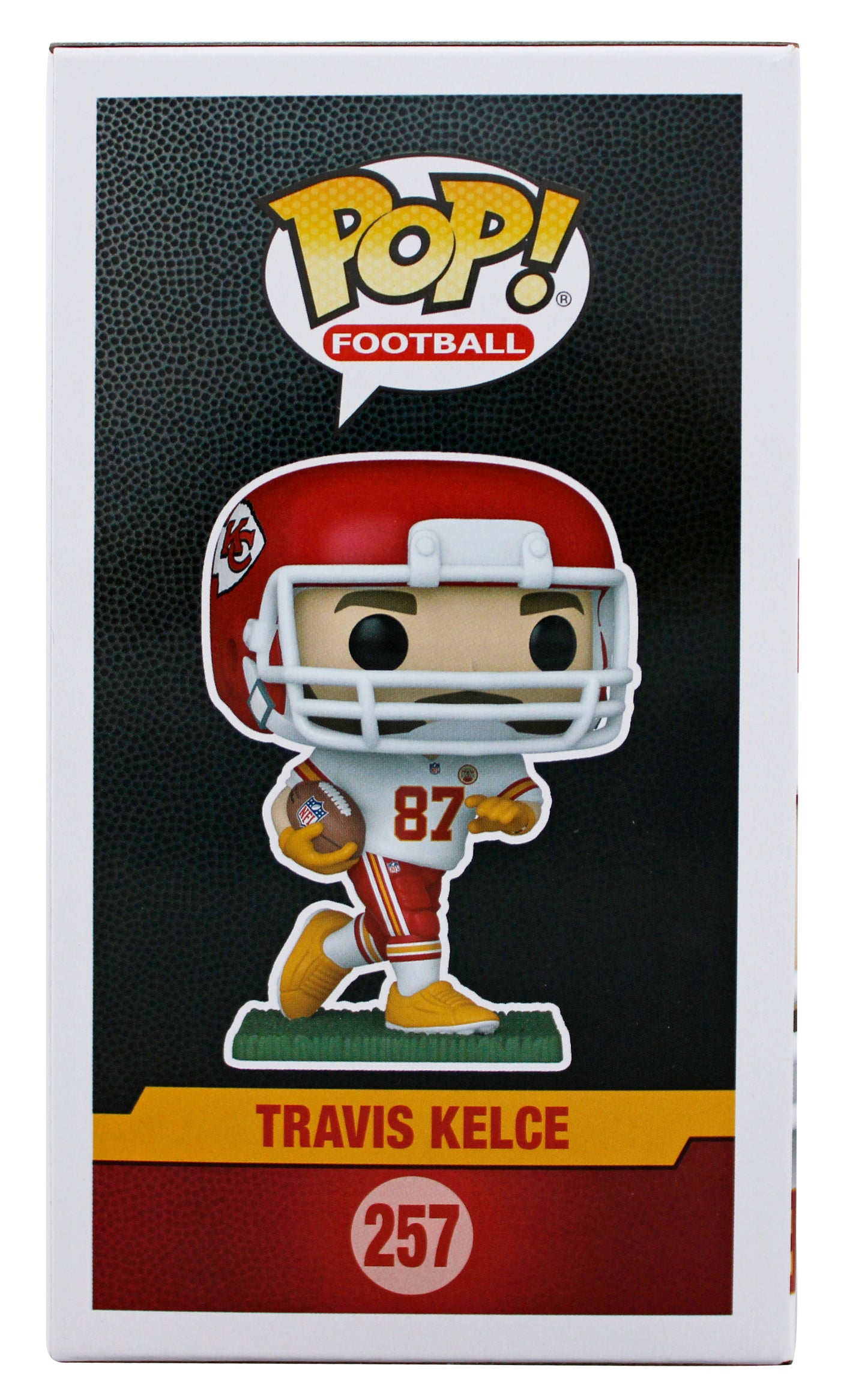 Chiefs Travis Kelce Authentic Signed #257 Funko Pop Vinyl Figure BAS Witnessed