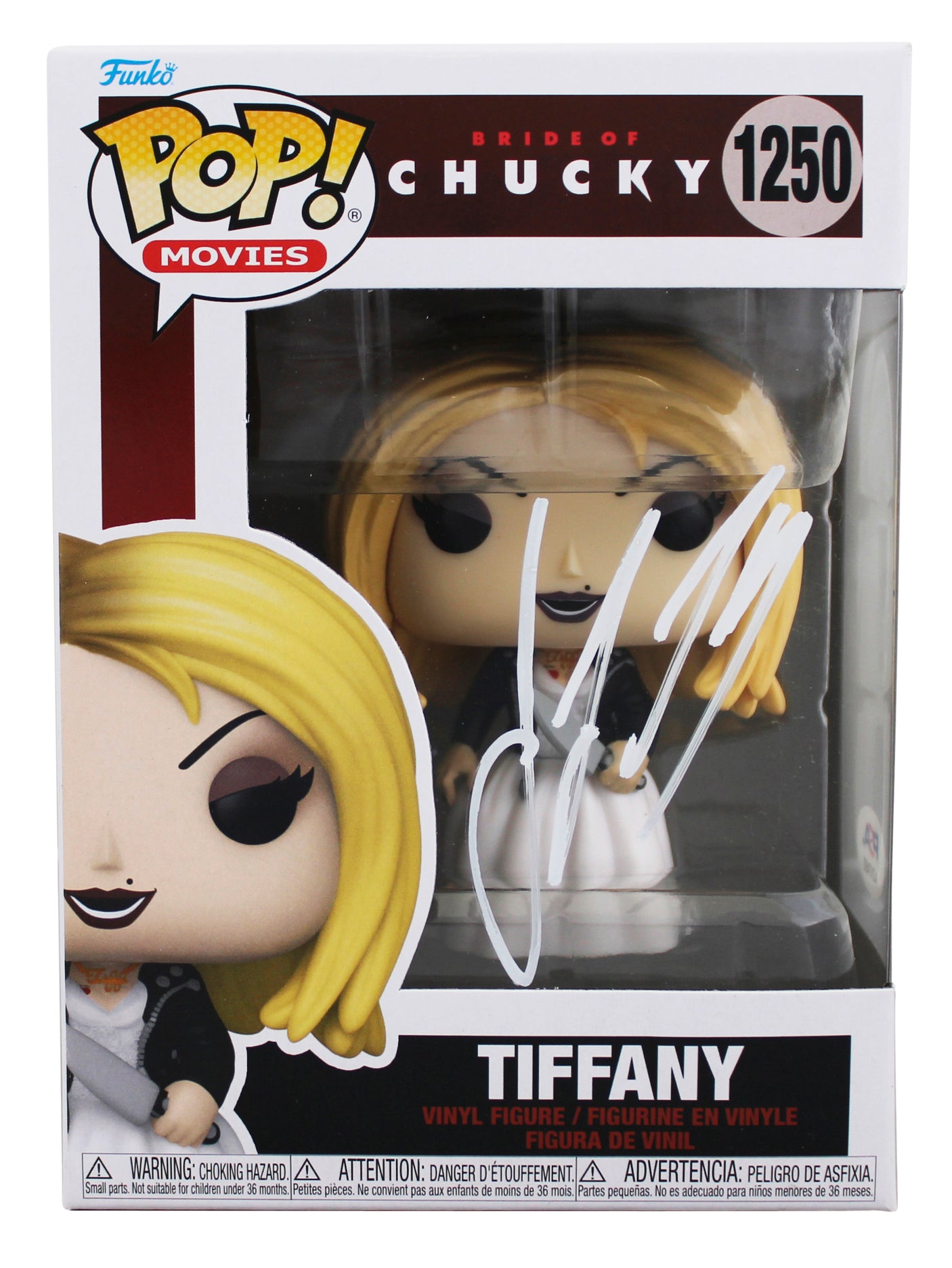 Jennifer Tilly Bride of Chucky Signed #1250 Funko Pop Figure PSA/DNA #AO17493