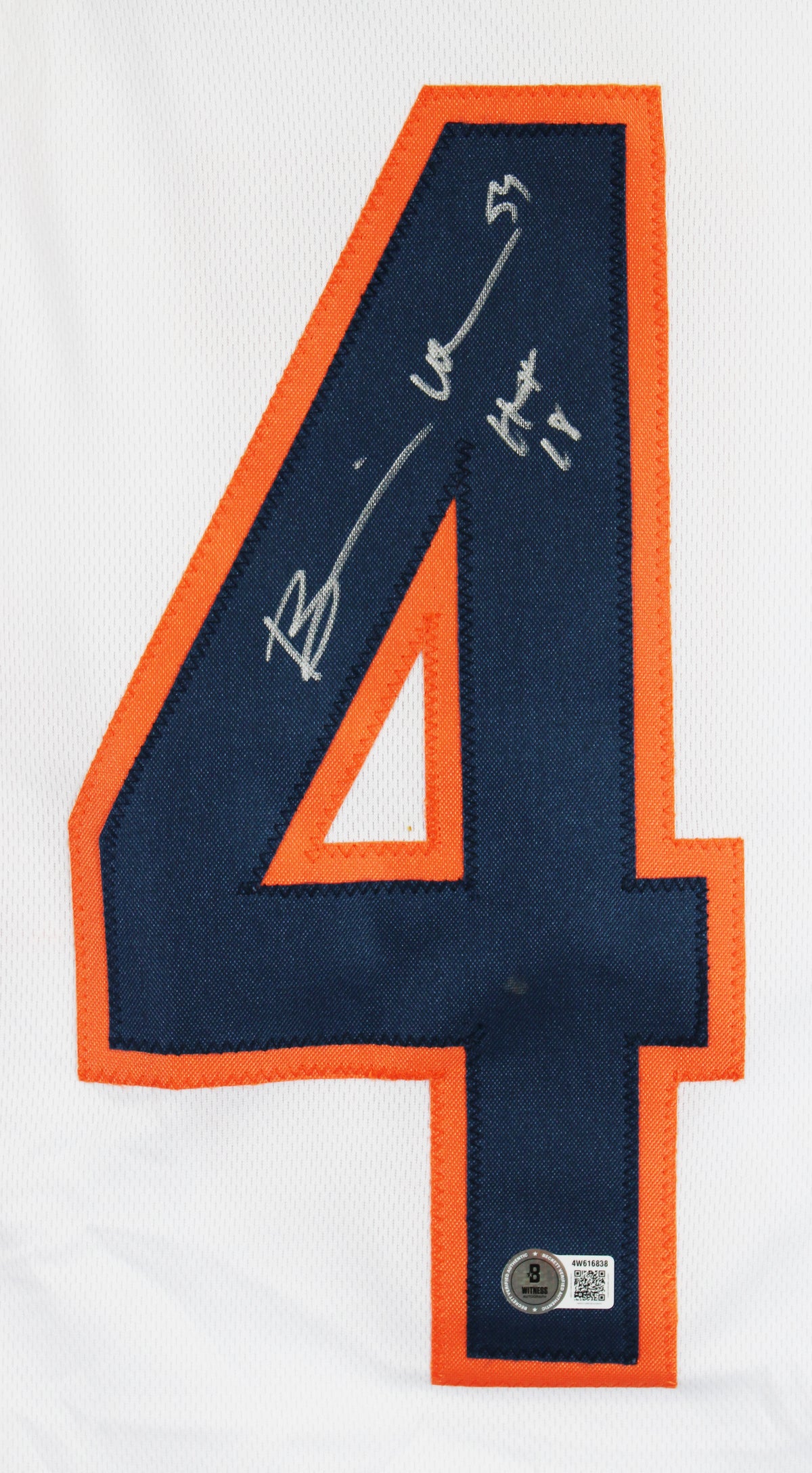 Brian Urlacher "HOF 18" Authentic Signed White Pro Style Framed Jersey BAS