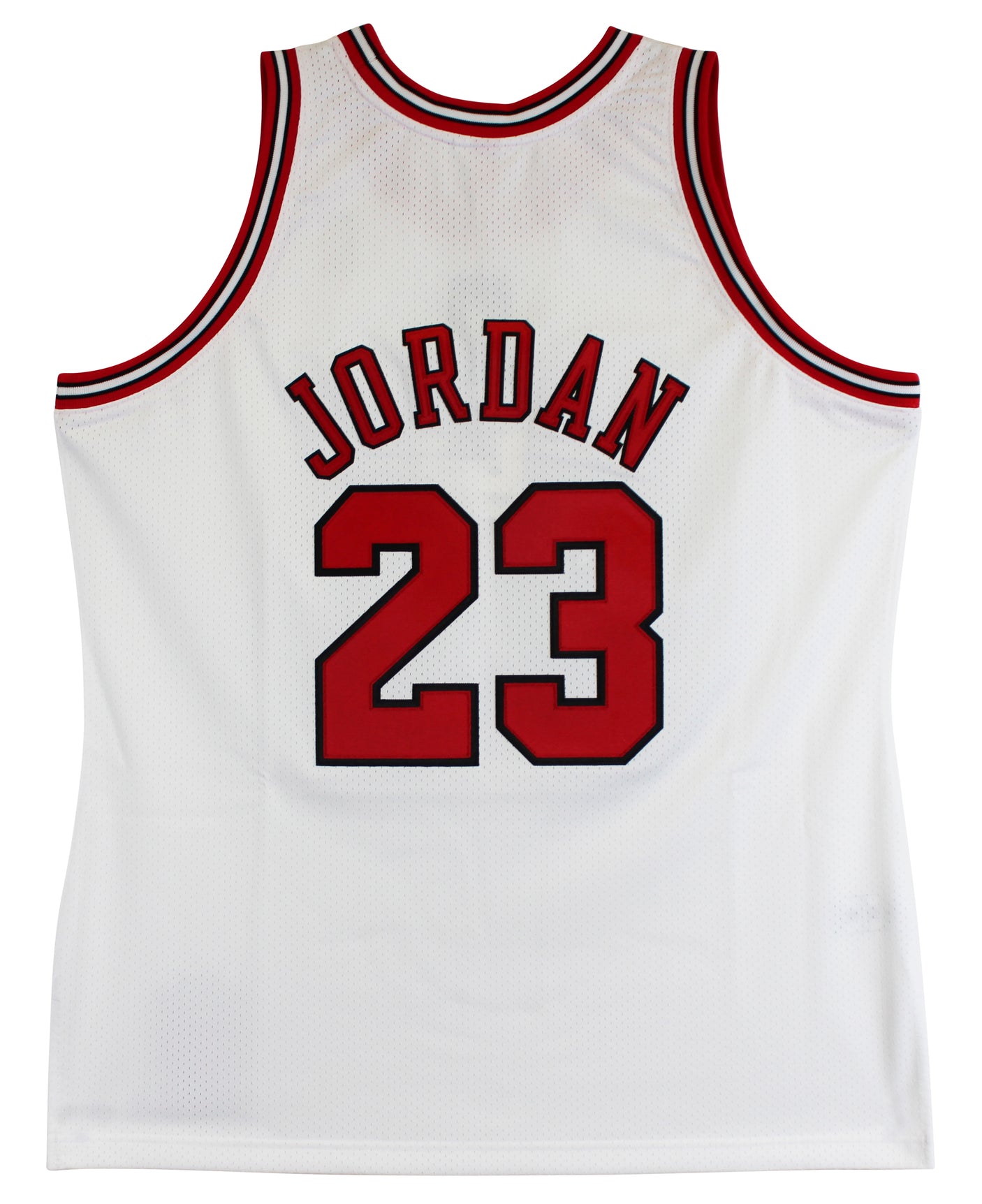 Bulls Michael Jordan Signed 97-98 White Nike HWC Authentic Framed Jersey UDA