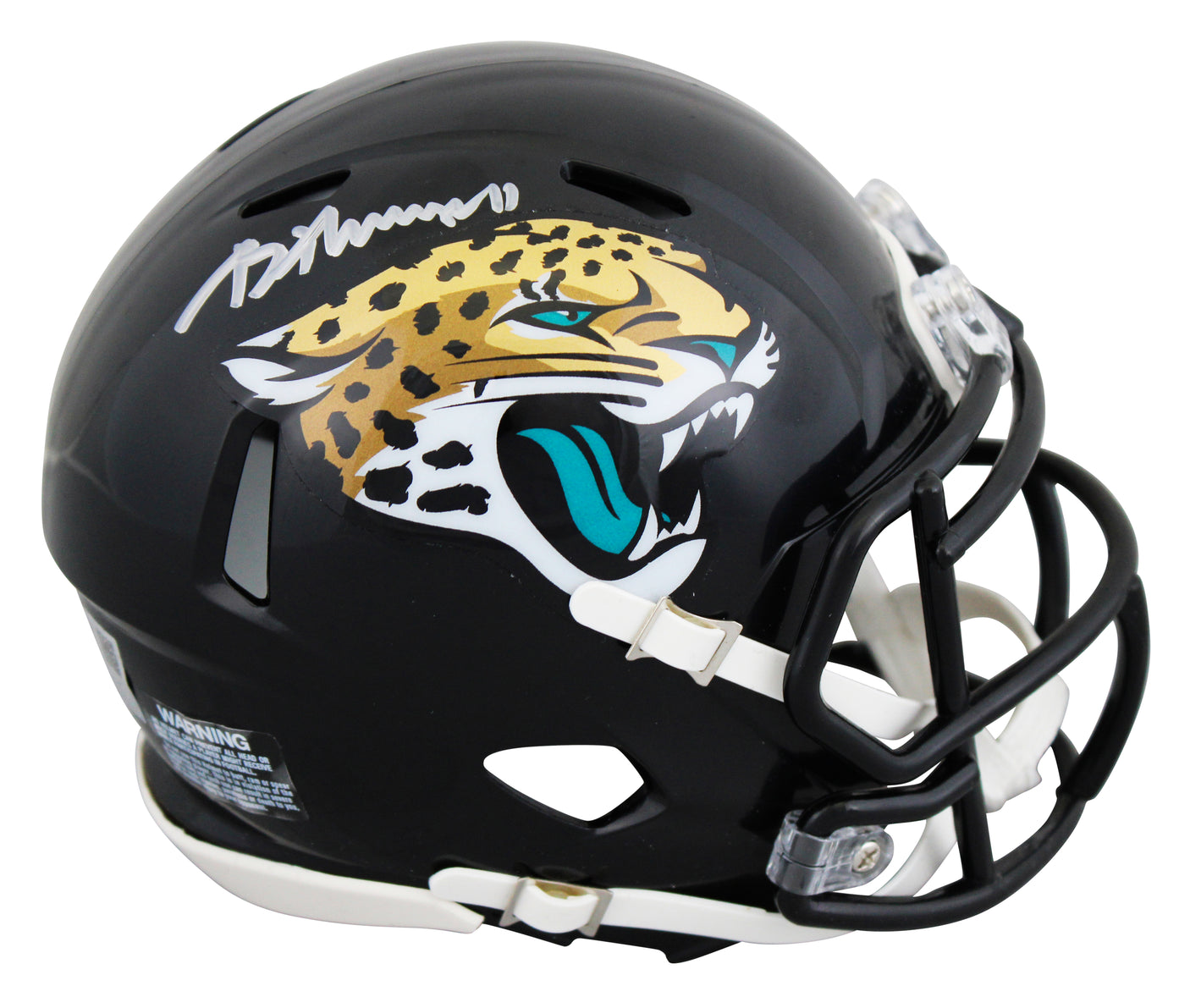 Jaguars Brian Thomas Jr. Authentic Signed Speed Mini Helmet Fanatics #ZL88386378
