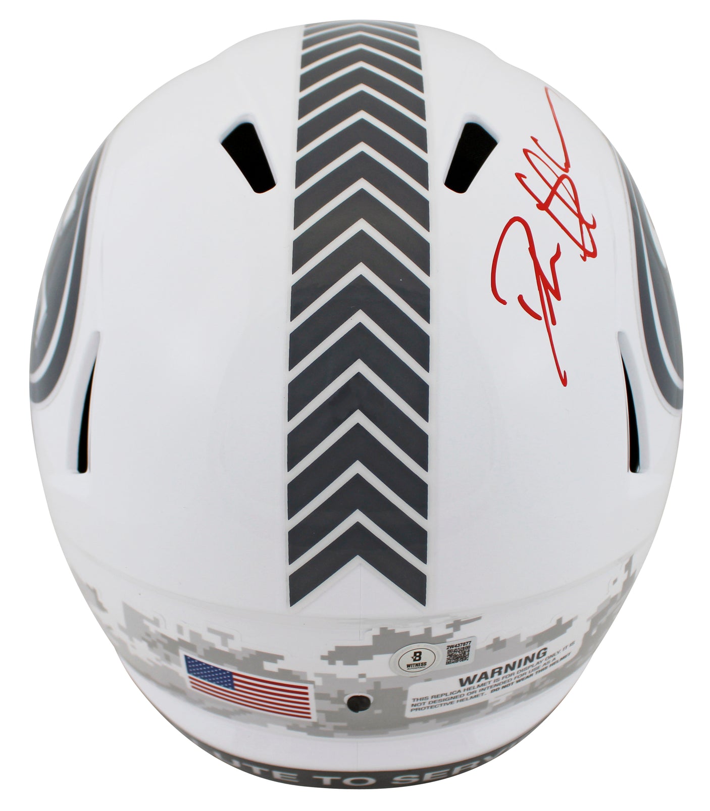 49ers Deion Sanders Signed STS III Full Size Speed Rep Helmet W/ Case BAS Wit