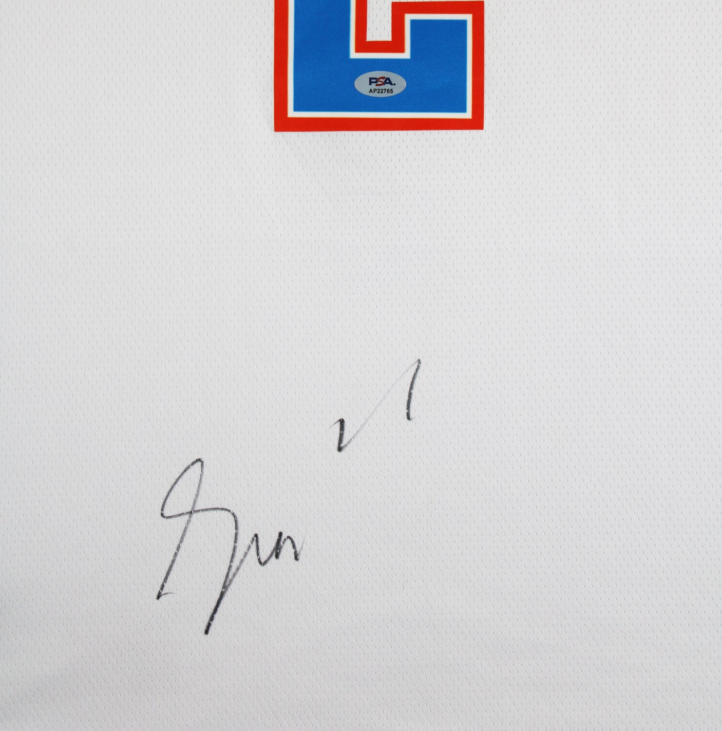 Thunder Shai Gilgeous-Alexander Signed White Nike Swingman Jersey PSA #AP22765