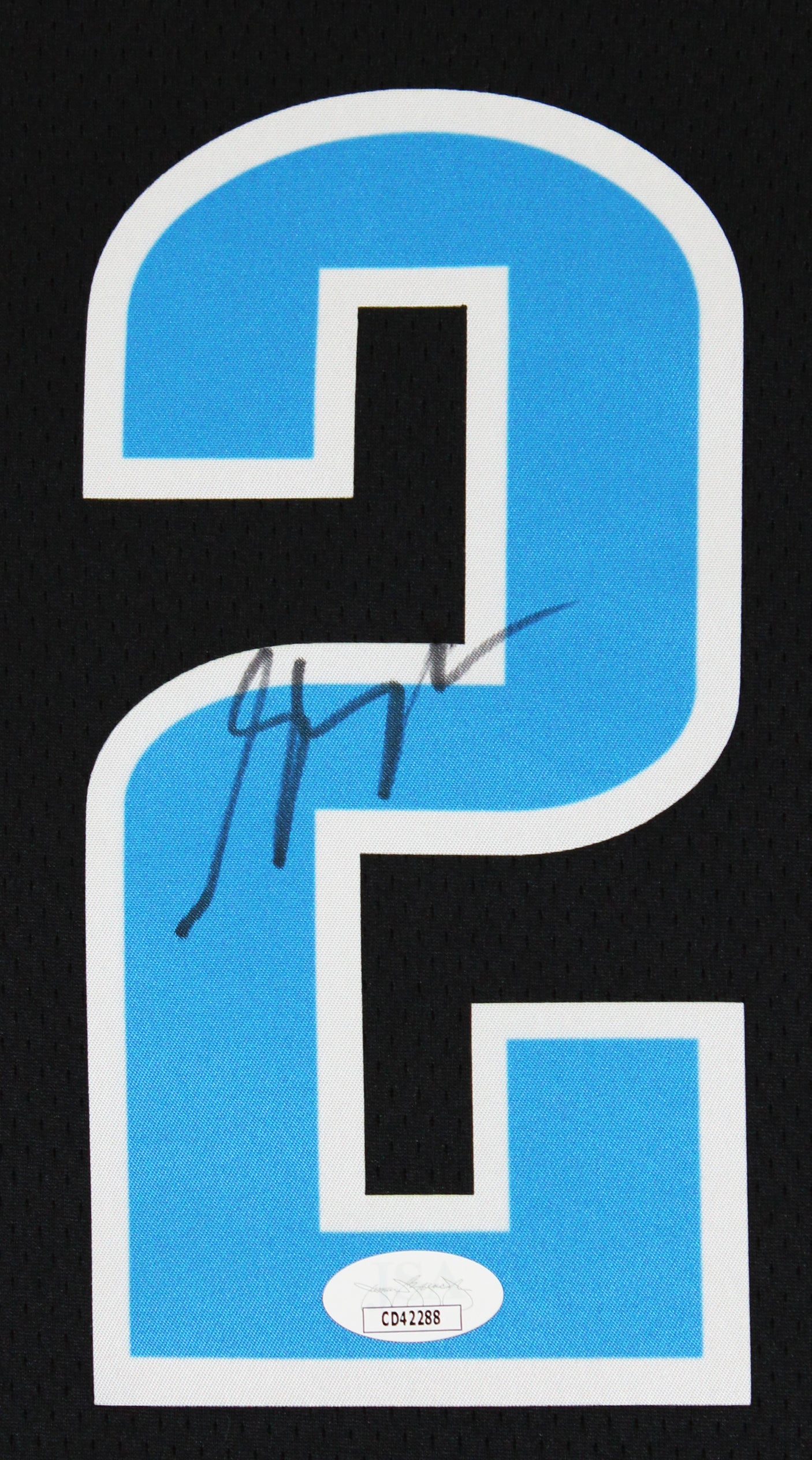 Thunder Shai Gilgeous-Alexander Signed Black Nike City Ed. Jersey JSA #CD42288