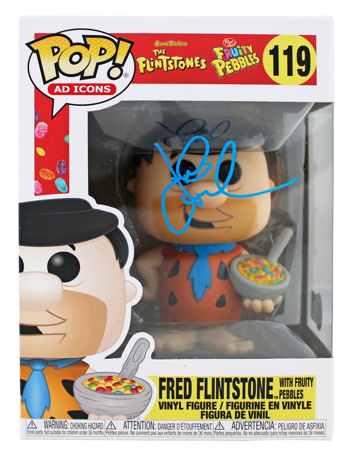 John Goodman The Flintstones Authentic Signed #119 Funko Pop Vinyl Figure BAS