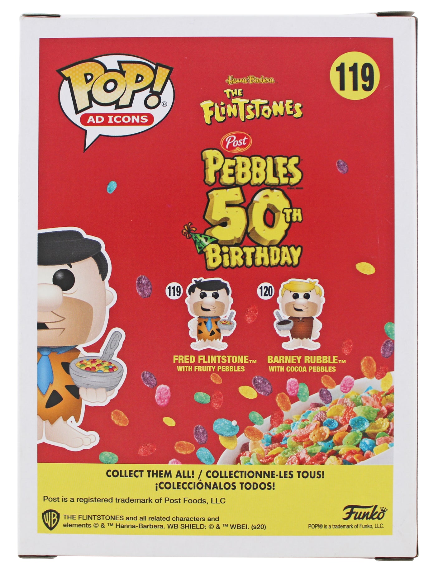 John Goodman The Flintstones Authentic Signed #119 Funko Pop Vinyl Figure BAS