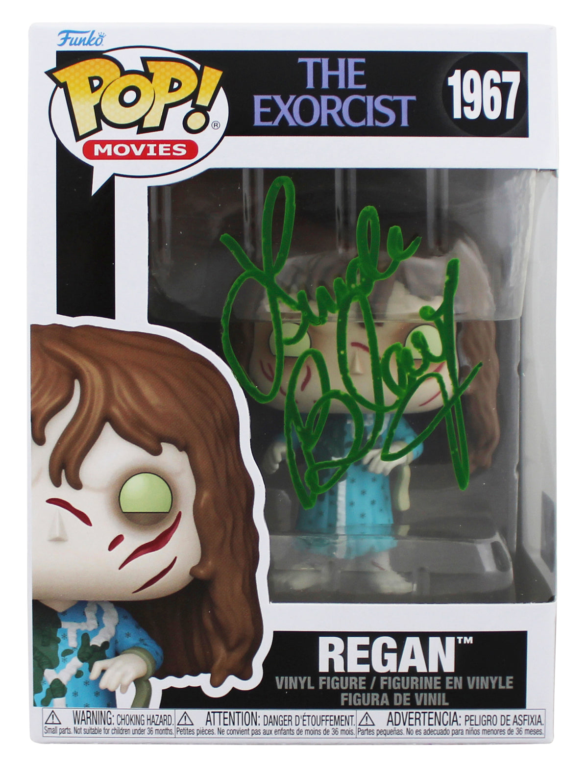 Linda Blair The Exorcist Signed Regan #1967 Funko Pop Figure BAS Wit #4W917758