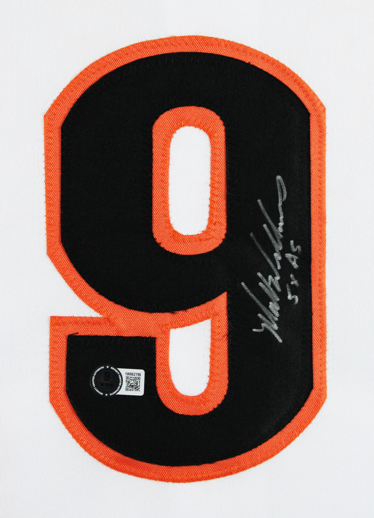 Matt Williams "5x AS" Authentic Signed White Pro Style Framed Jersey BAS Witness