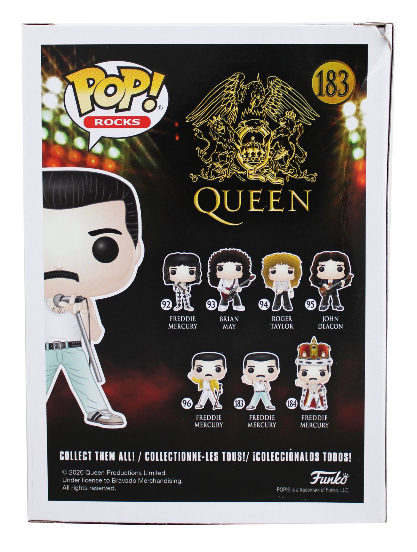 Rami Malek Bohemian Rhapsody Signed #183 Funko Pop Vinyl Figure BAS #BH32364