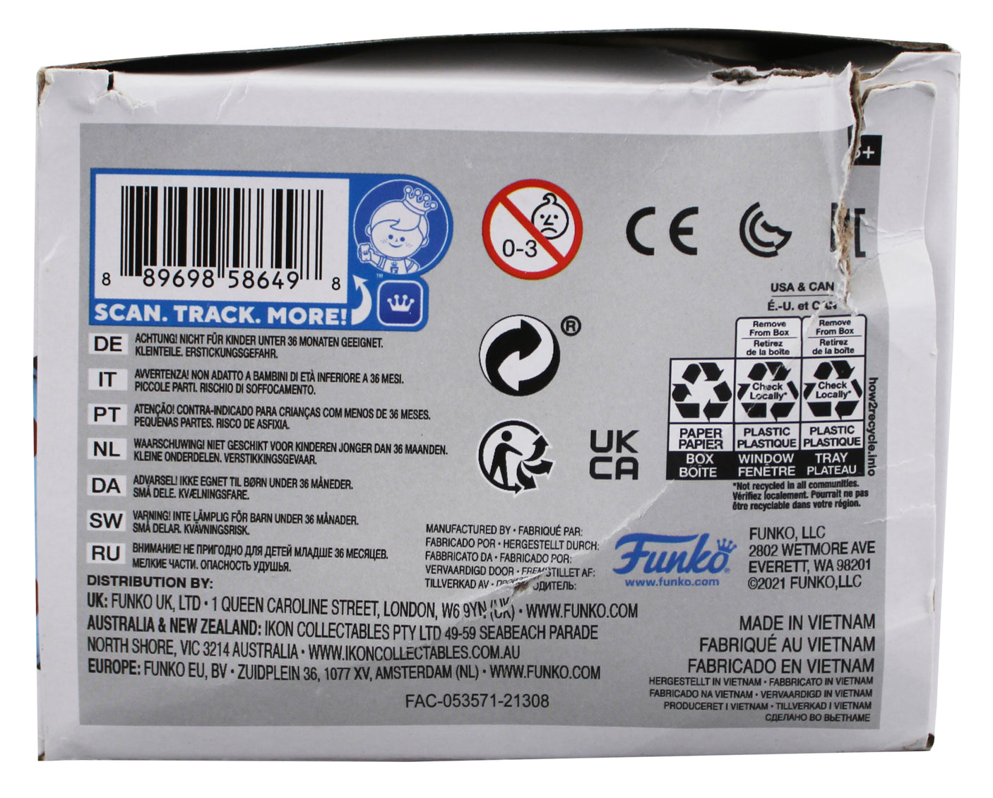 Matt Damon Thor Ragnarok Signed Loki #972 Funko Pop Vinyl Figure BAS #BK12174