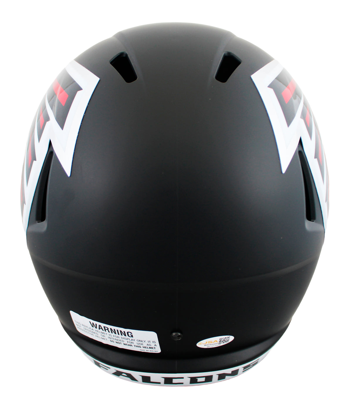 Falcons Roddy White Signed Full Size Speed Rep Helmet W/ Case JSA Witnessed