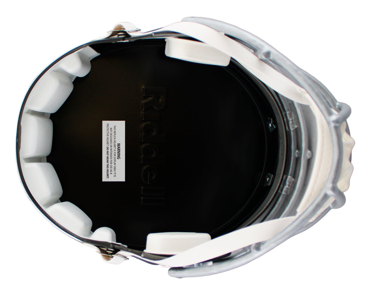Falcons Roddy White Signed Full Size Speed Rep Helmet W/ Case JSA Witnessed