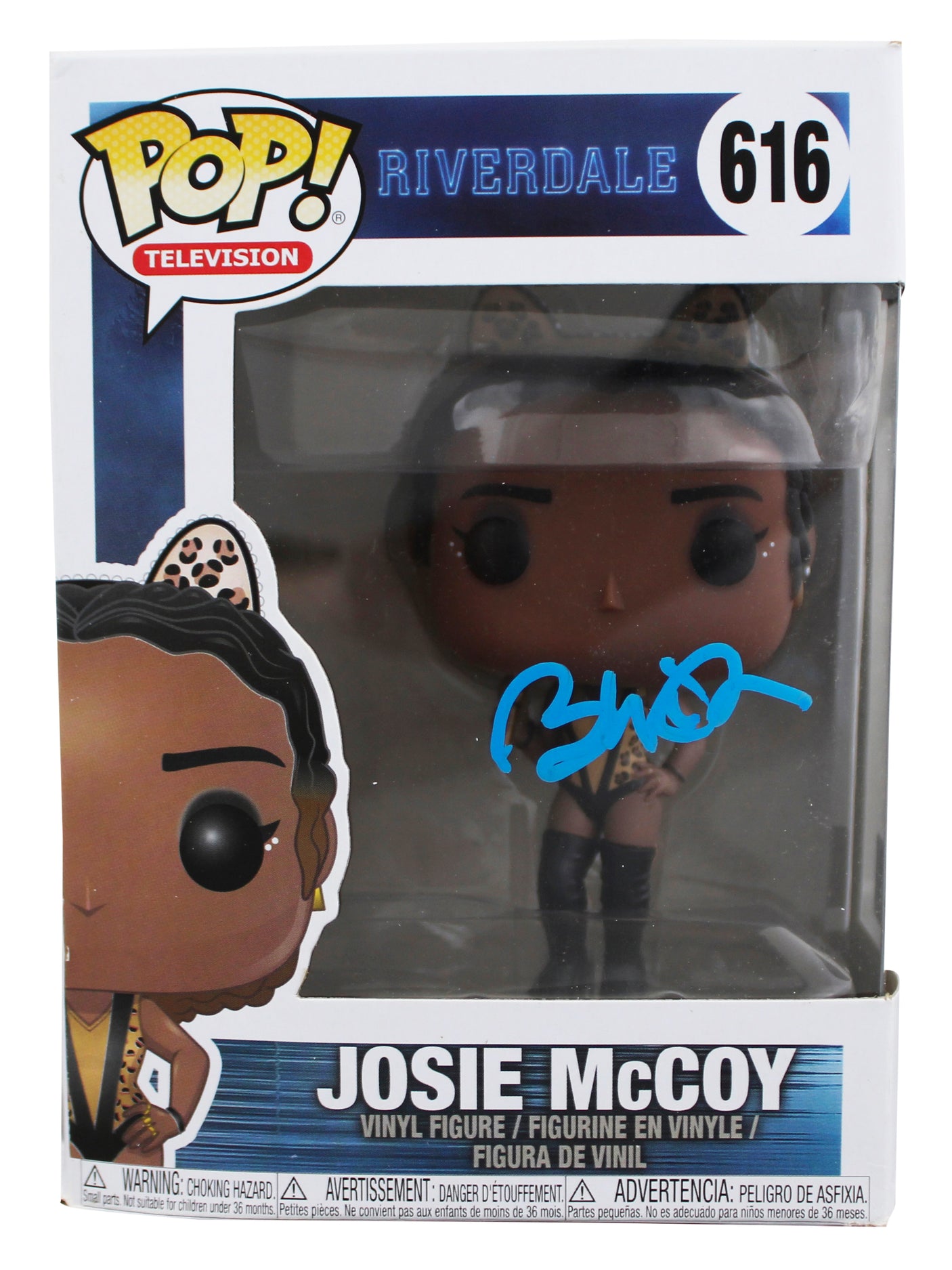 Ashleigh Murray Riverdale Signed Josie McCoy #616 Funko Pop Figure BAS #BK66803