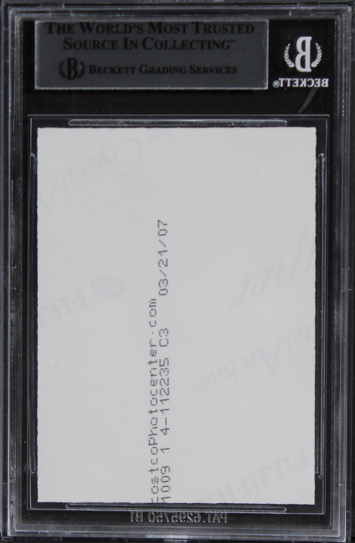 Jack McKenzie Star Wars Authentic Signed Custom Trading Card BAS Slabbed 1