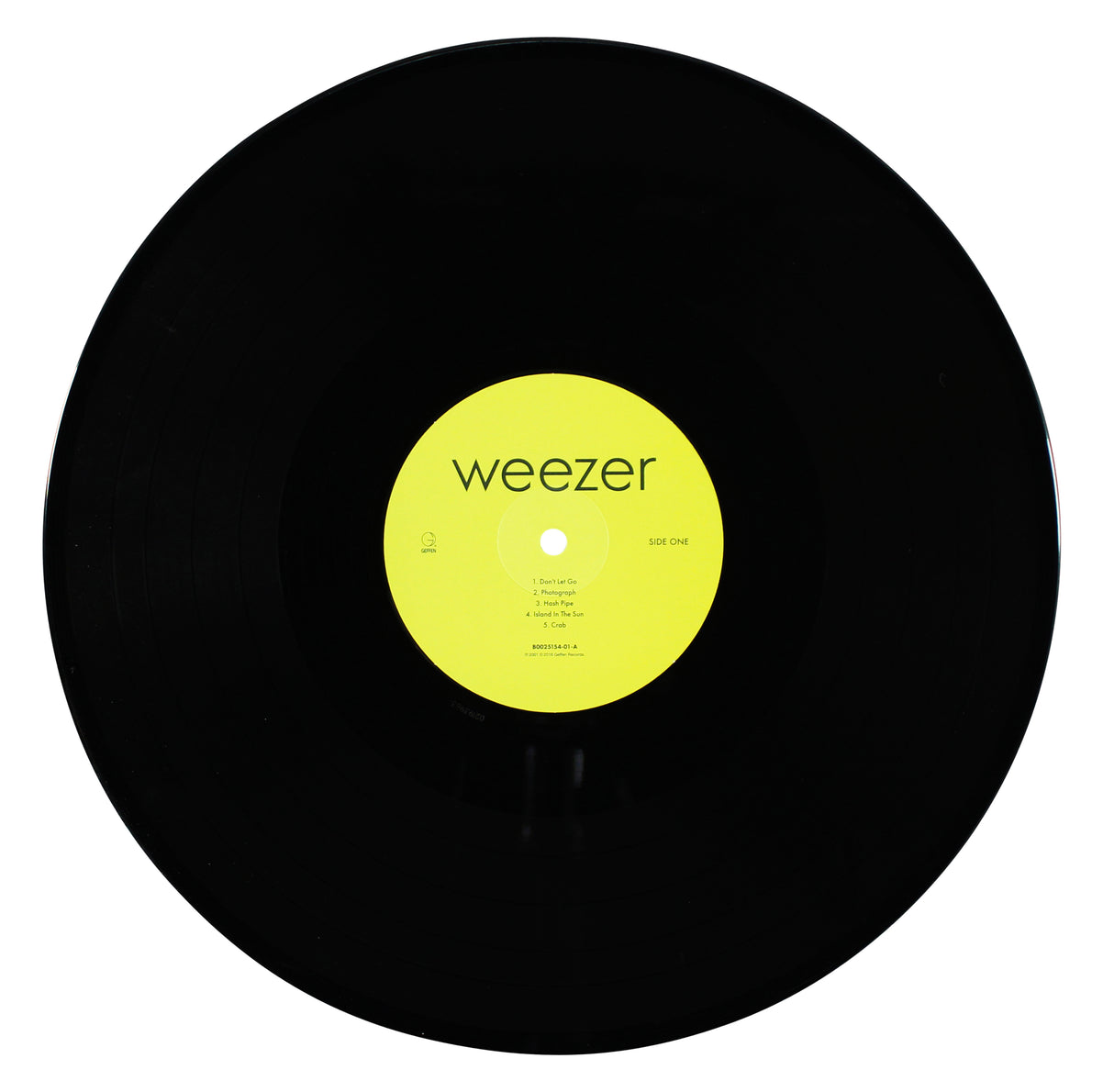 Weezer (4) Cuomo, Welsh, Bell & Wilson Signed Green Album Flat JSA #CL51538