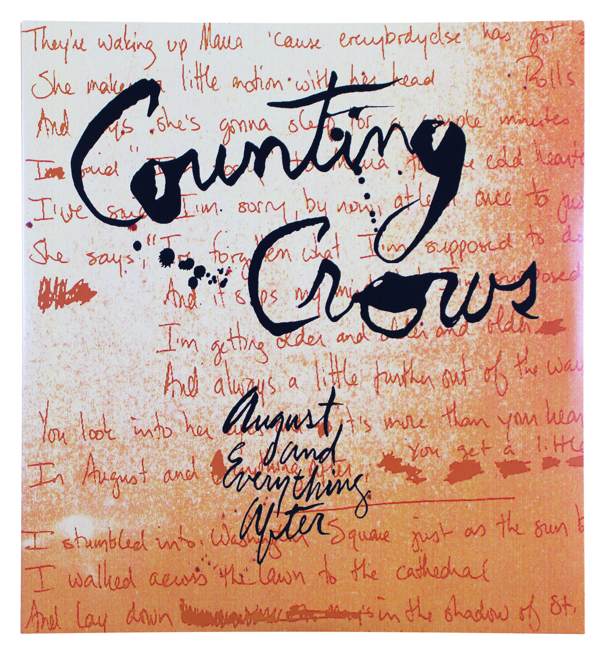 Adam Duritz Counting Crows Signed August and Everything After Album Flat JSA