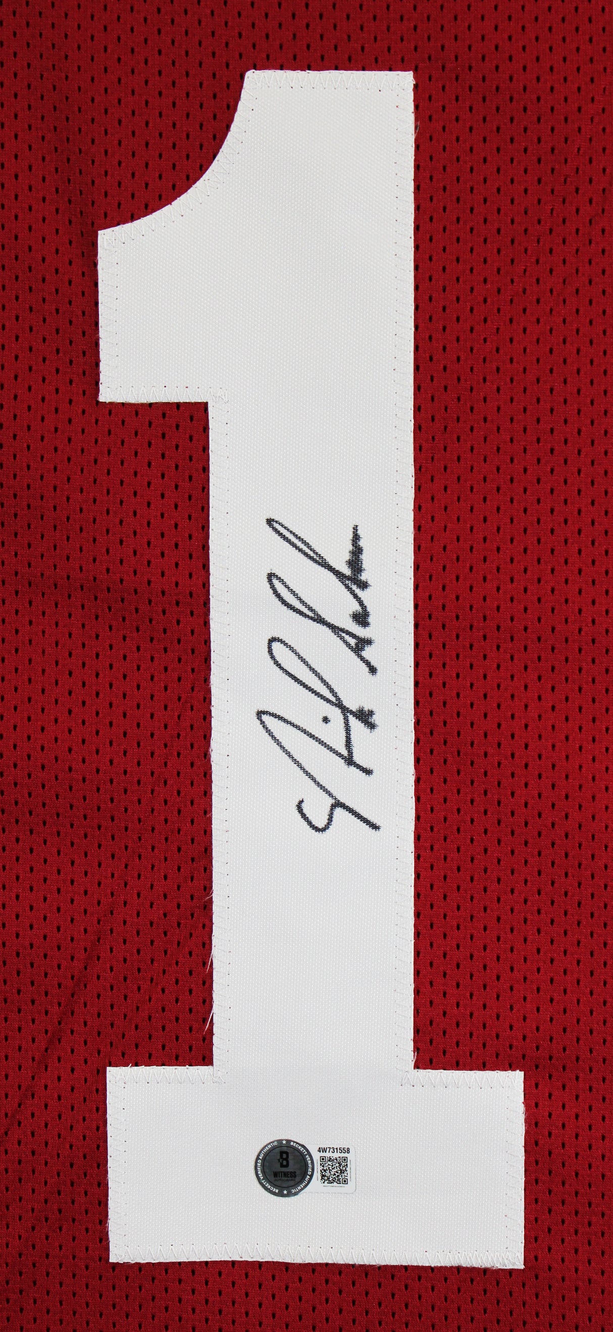 Alabama Nick Saban Authentic Signed Maroon Pro Style Jersey Autographed BAS