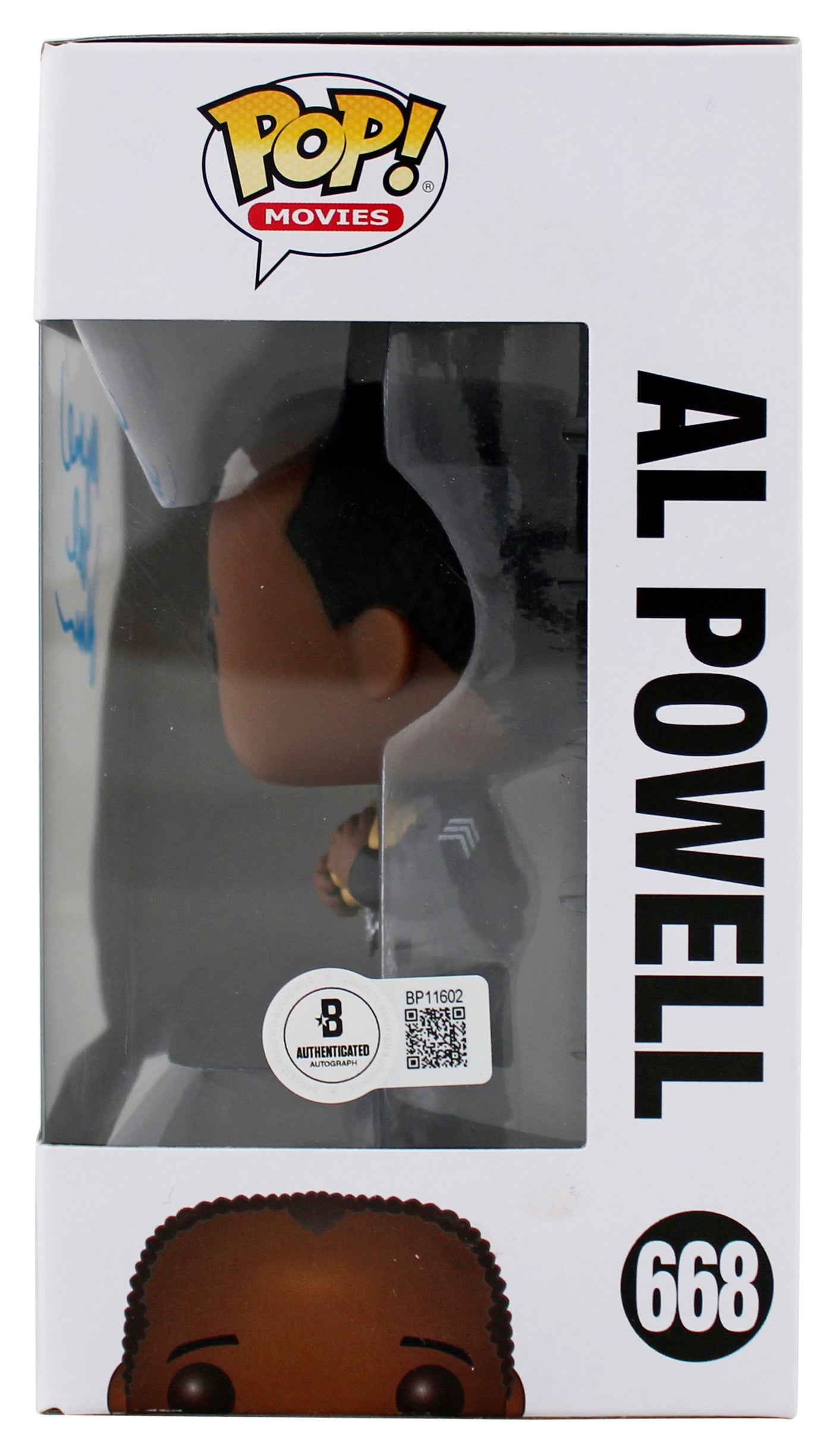 Reginald VelJohnson Die Hard Signed #668 Funko Pop Vinyl Figure w/ Blue Sig BAS