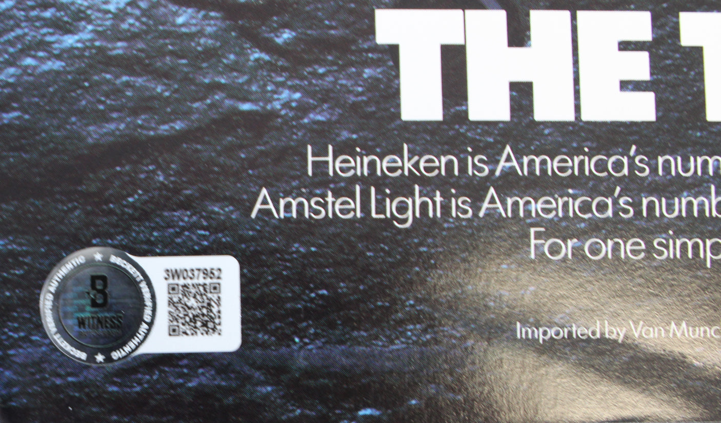 Lakers Magic Johnson "#32 Jersey Retirement" Signed NBA Hoops Magazine BAS Wit