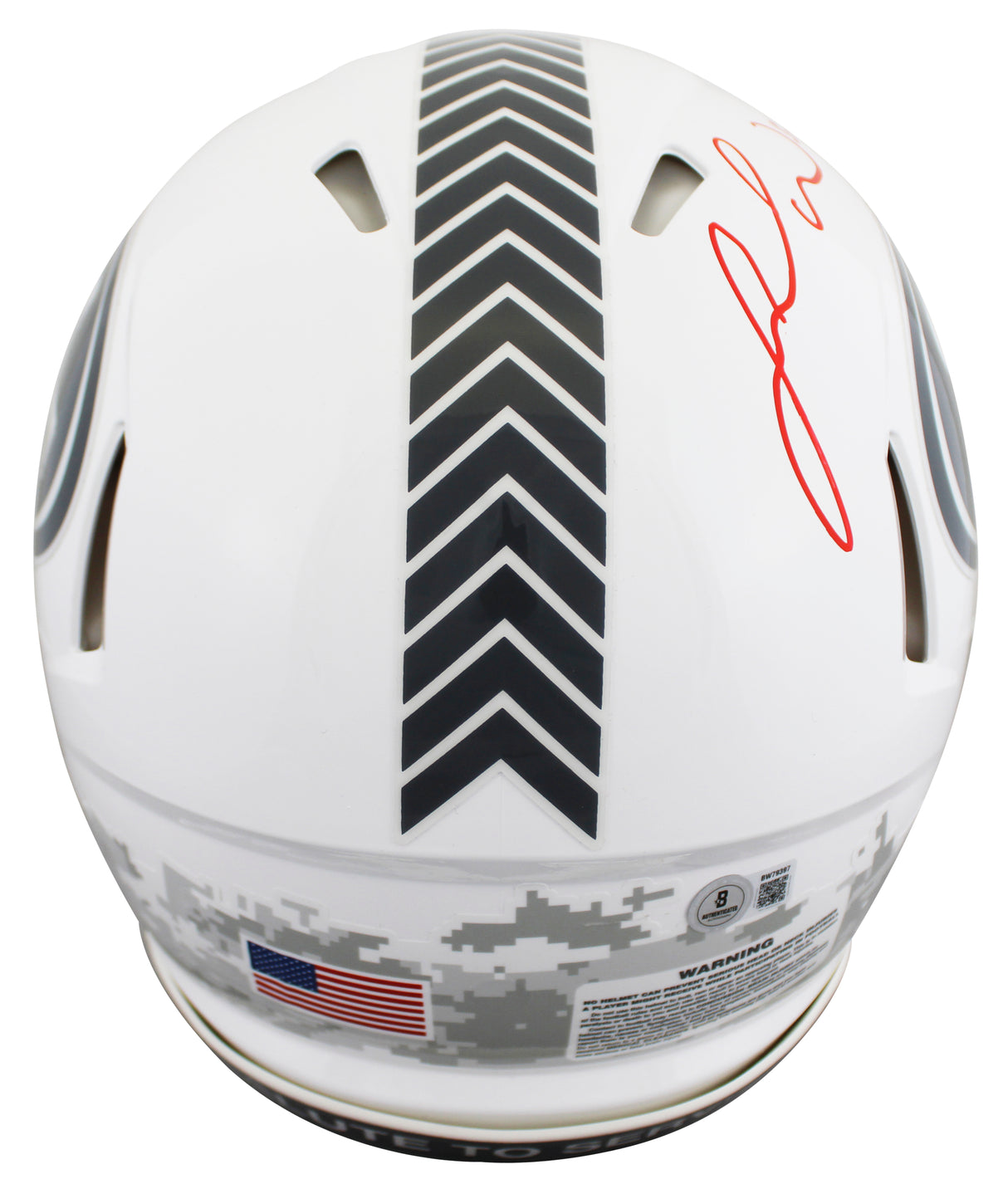 49ers Fred Warner Authentic Signed STS III Full Size Speed Proline Helmet BAS