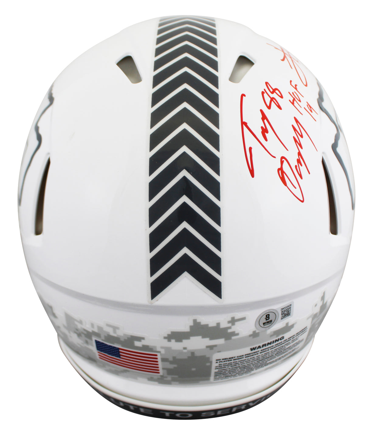 Chiefs Tony Gonzalez & Travis Kelce Signed STS III F/S Speed Proline Helmet BAS