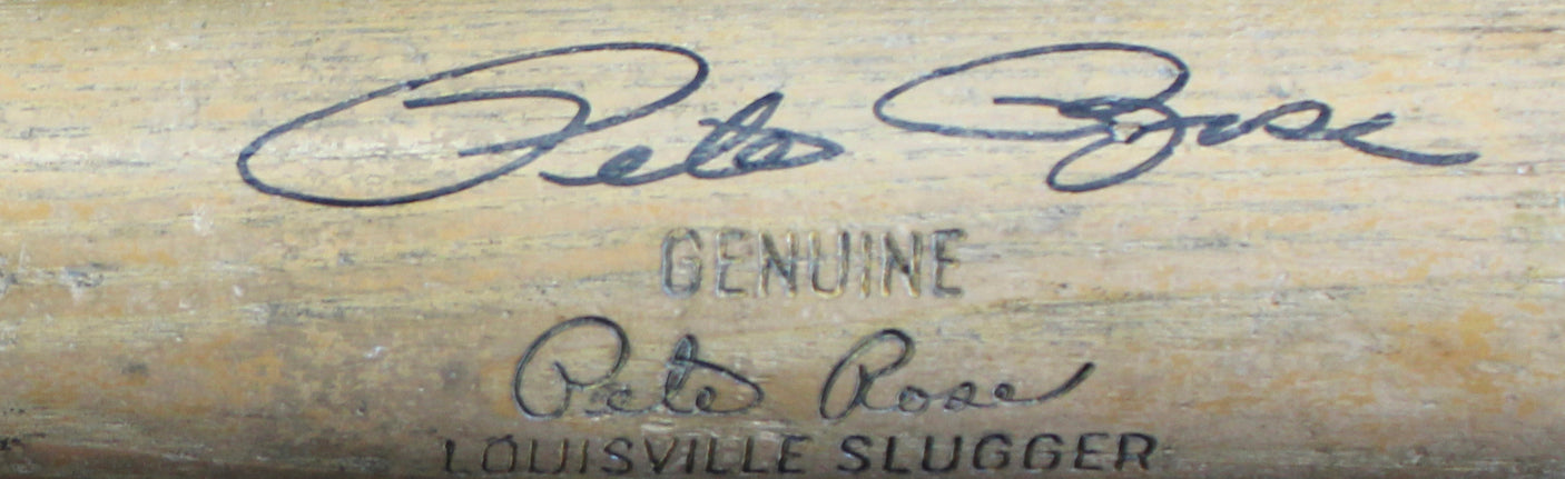 Reds Pete Rose Signed 1963 Louisville Slugger Bat GU Graded 7.5 PSA/DNA & BAS