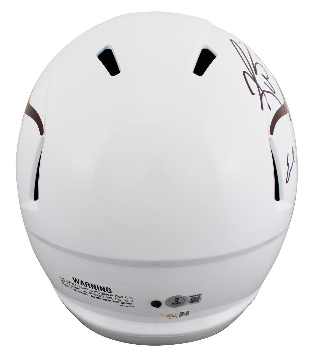 Texas Ricky Williams & Earl Campbell Signed Full Size Speed Rep Helmet BAS JSA W