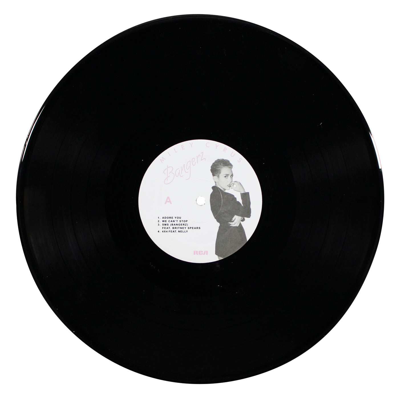 Miley Cyrus Authentic Signed Bangerz Album Cover W/ Vinyl JSA #CF71417