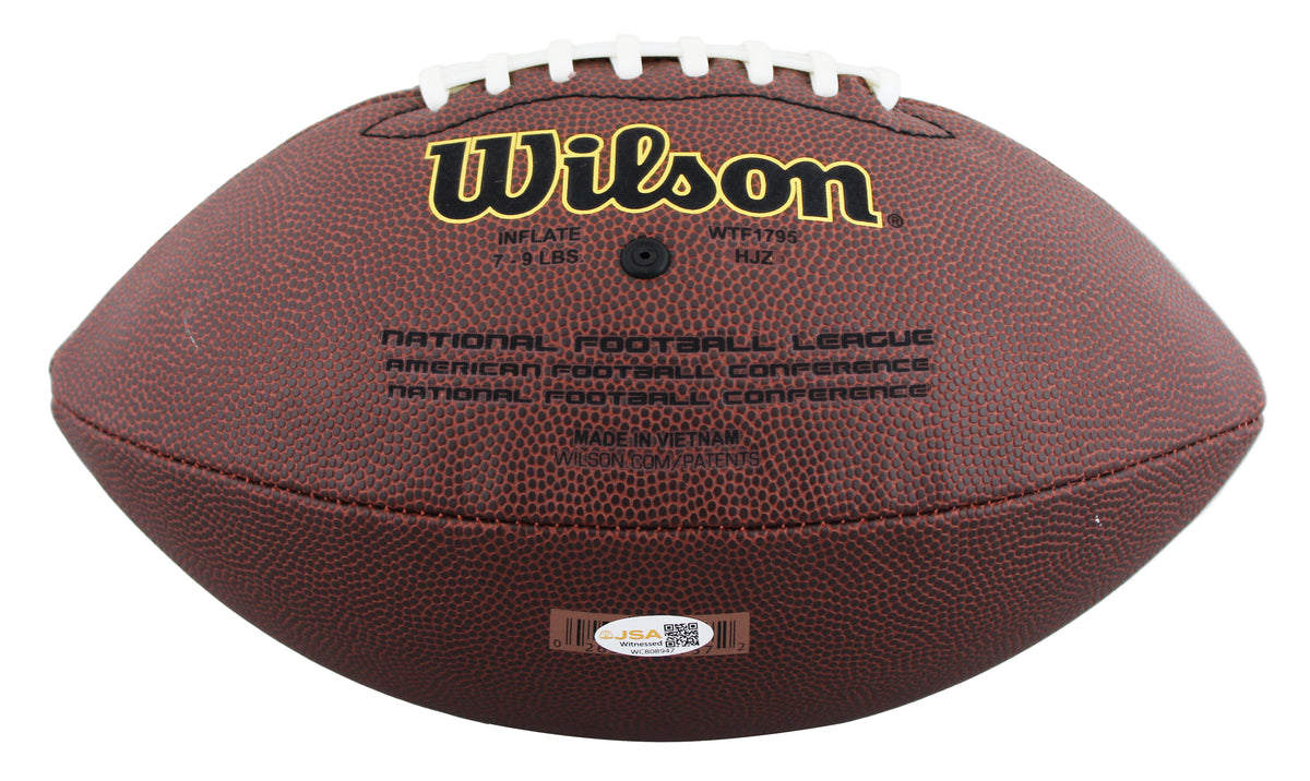 Texas A&M Johnny Manziel "$$ Manziel" Signed Super Grip Football W/ Case JSA Wit
