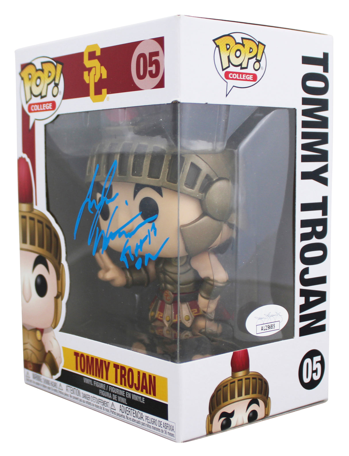 USC JuJu Watkins "Fight On" Signed #05 Funko Pop Vinyl Figure JSA #AL25685