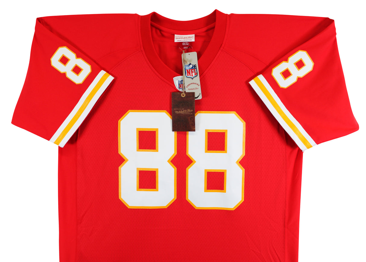Chiefs Tony Gonzalez "HOF 19" Authentic Signed Red M&N Jersey BAS Witnessed