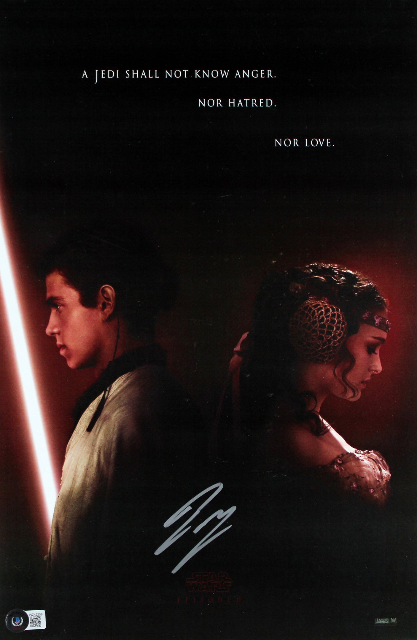 Ewan McGregor Star Wars Episode II Authentic Signed 11x17 Photo BAS Wit #WZ42259