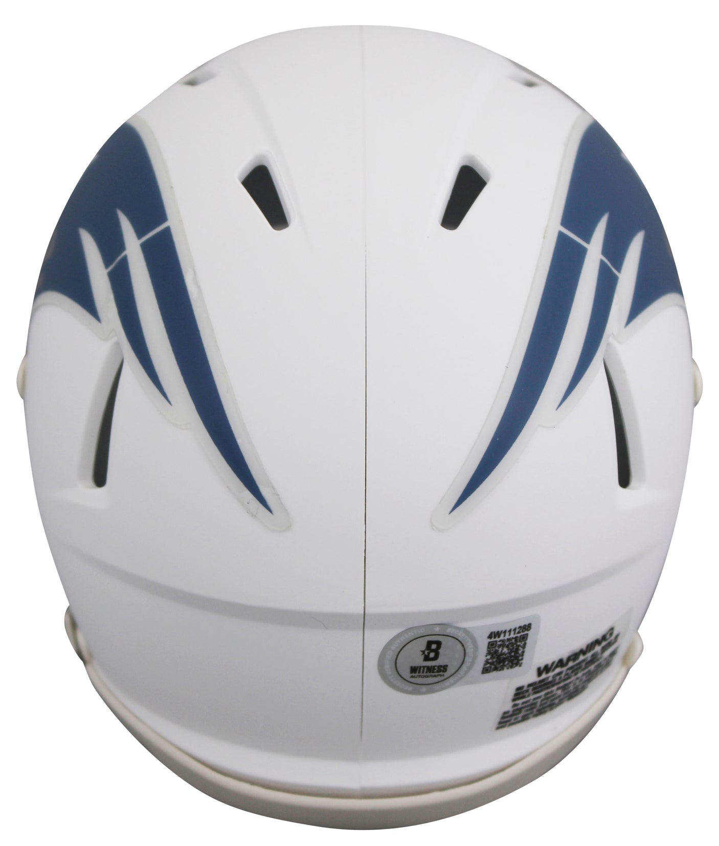 Patriots Randy Moss Signed 2025 On-Field Alt Speed Mini Helmet W/ Case BAS Wit