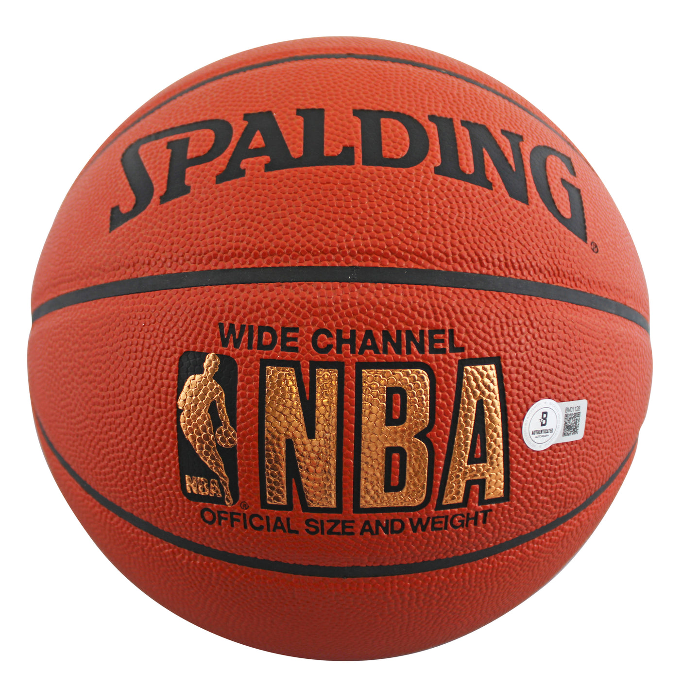 Mavericks Michael Finley Authentic Signed Spalding Basketball BAS #BV01128