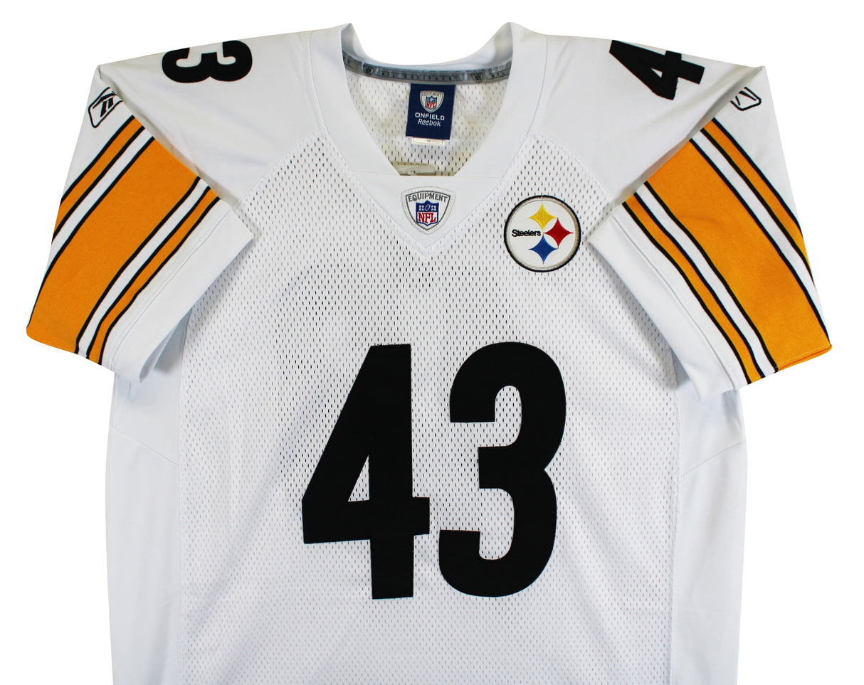 Steelers Troy Polamalu Signed White Reebok On-Field Jersey JSA #CA99313