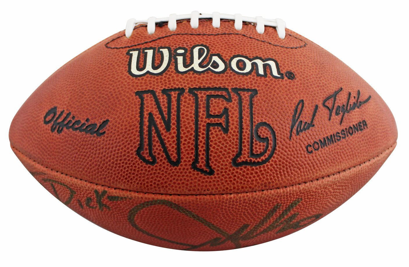 Commanders Joe Gibbs "1995" Signed Wilson Official Nfl Football BAS #BV01125