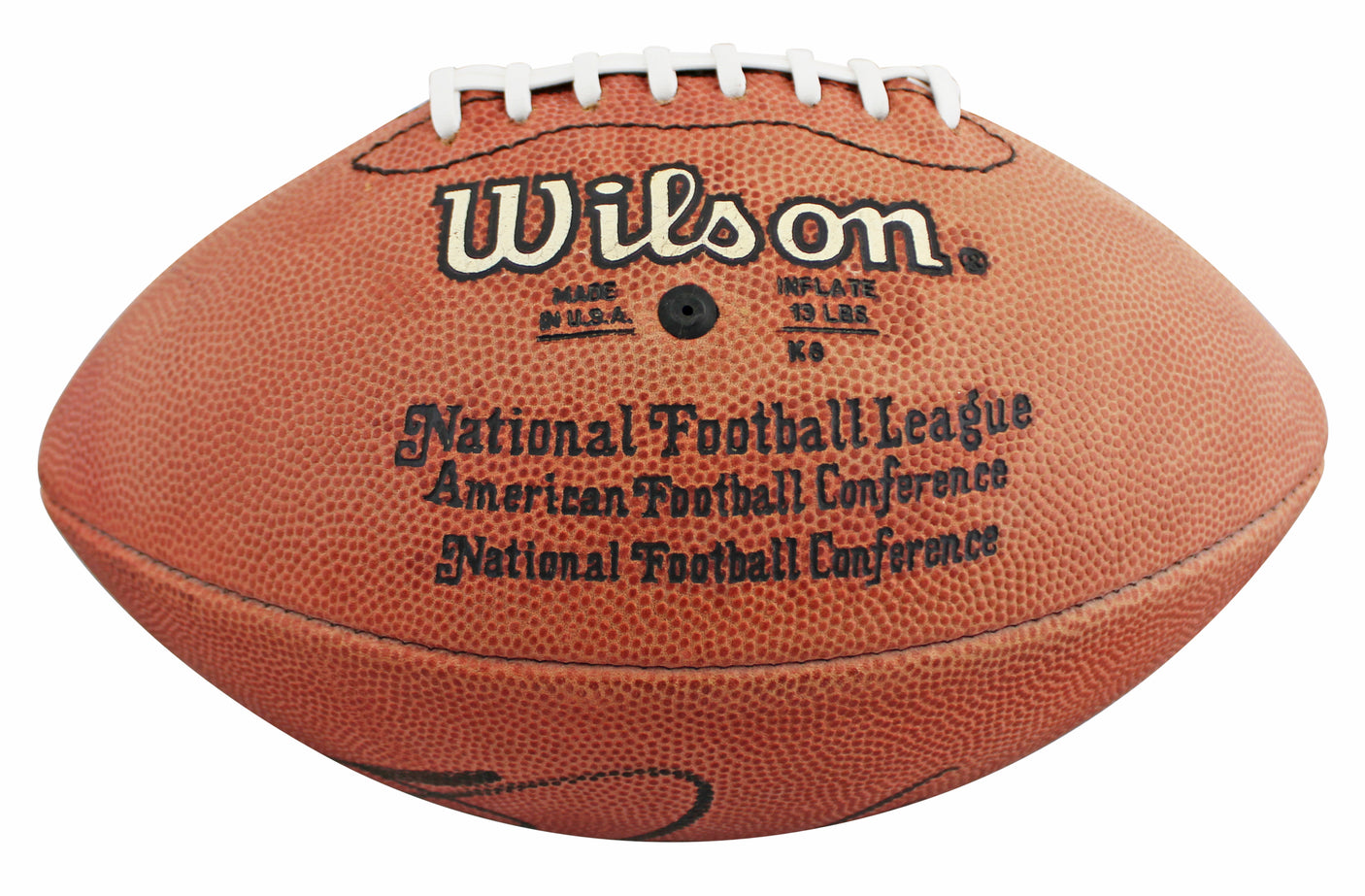 Raiders Bo Jackson Authentic Signed Wilson Official Nfl Football BAS #BV01120