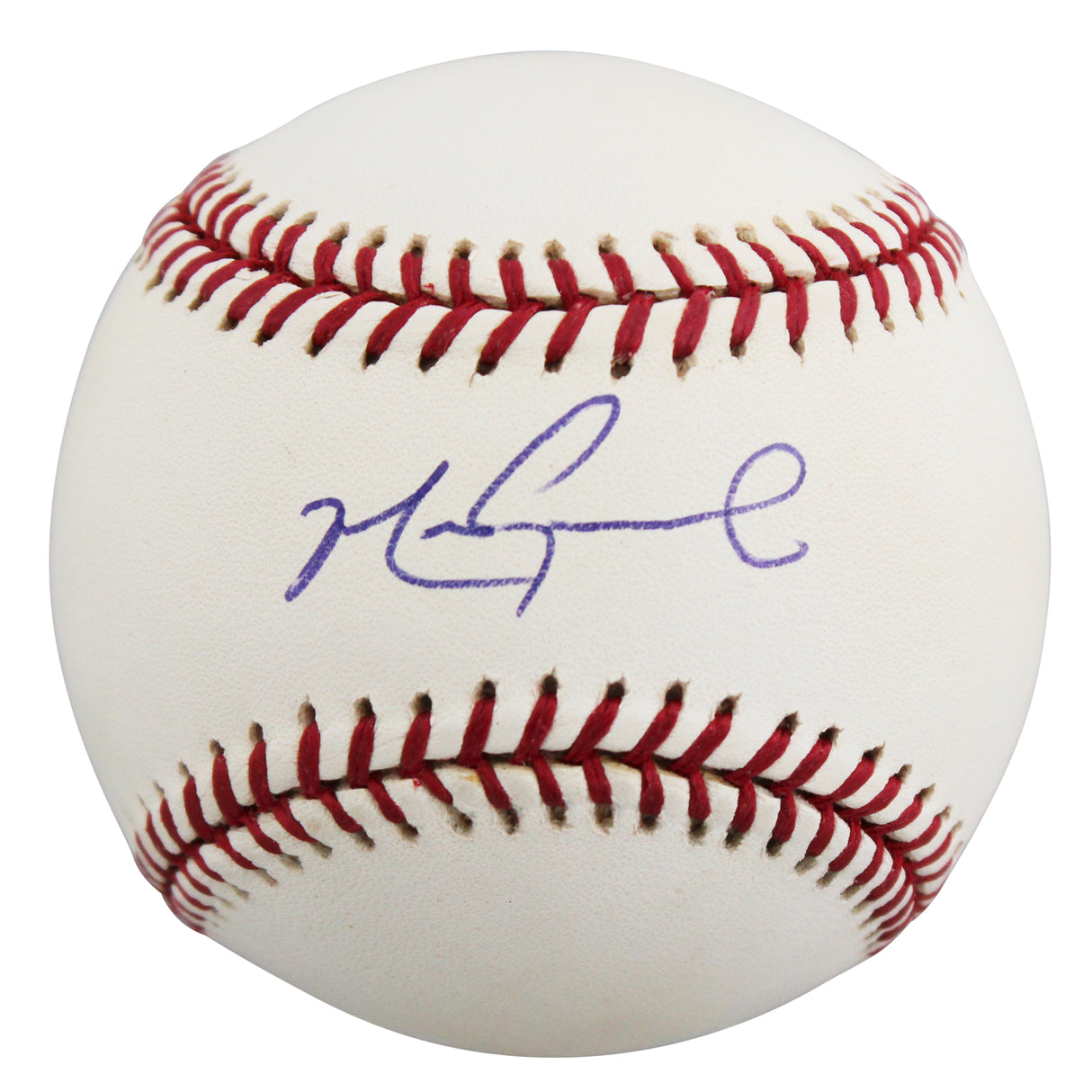 D-Backs Mark Grace Authentic Signed 2001 World Series Logo Baseball W/ Case BAS