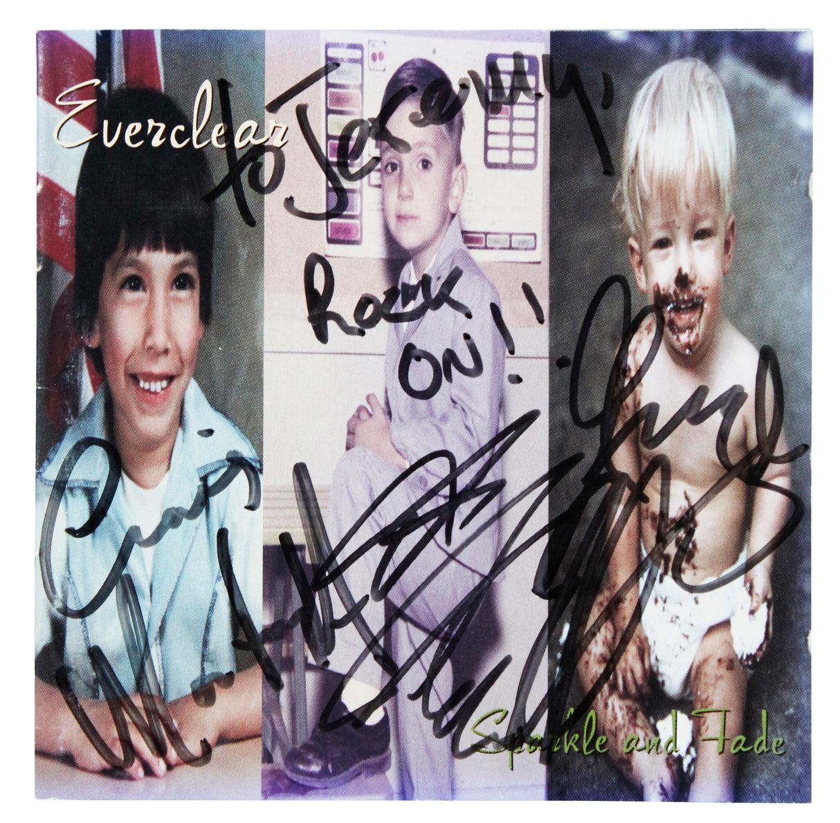Everclear (3) Alexakis, Montoya & Eklund Signed CD Booklet w/ Disk JSA #CL51512
